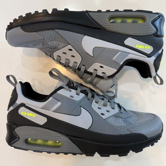 Men Size 10.5 Nike Air Max 90 Drift Shoes Cool Grey Neon Volt Sneaker IO1908-065 main image 7